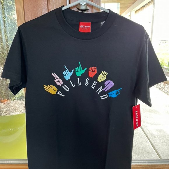 NWT FULL SEND by Elk Boys T-Shirt - Picture 1 of 3